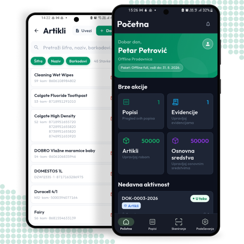 Popis PRO OFFLINE